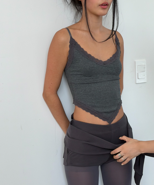 ODOR（オドー）の「Tie short pants - Charcoal（スウェットパンツ・レディース・その他・1/2）」の6枚目の写真