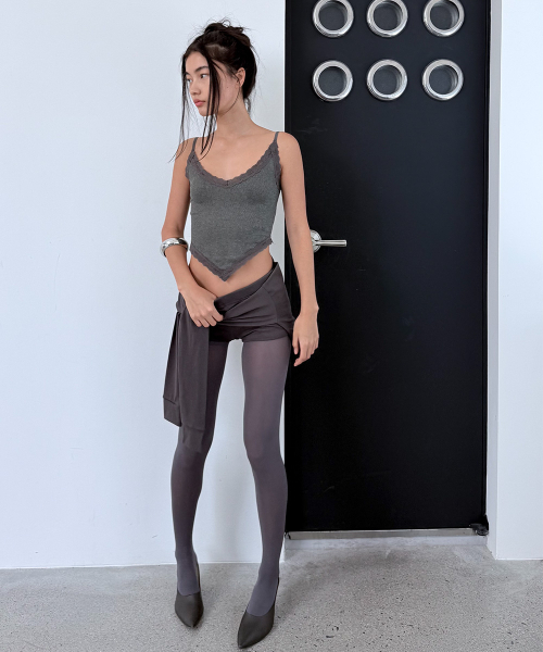 ODOR（オドー）の「Tie short pants - Charcoal（スウェットパンツ・レディース・その他・1/2）」の8枚目の写真