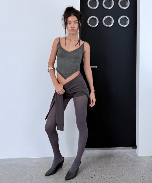 ODOR（オドー）の「Tie short pants - Charcoal（スウェットパンツ・レディース・その他・1/2）」の9枚目の写真