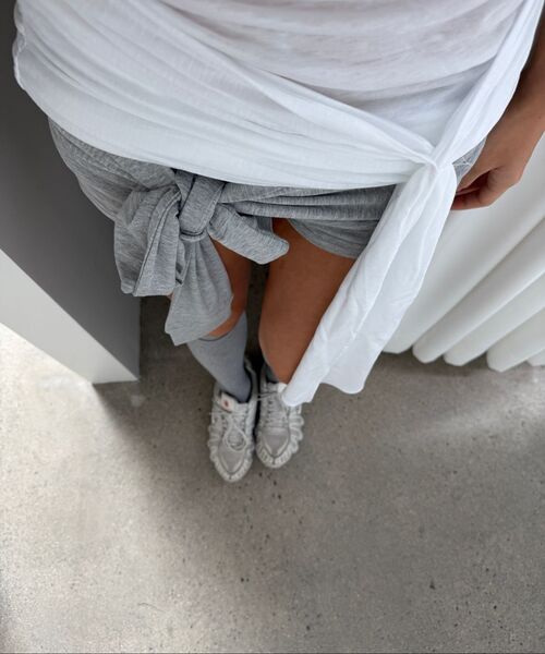 ODOR（オドー）の「Tie short pants - Charcoal（スウェットパンツ・レディース・その他・1/2）」の15枚目の写真