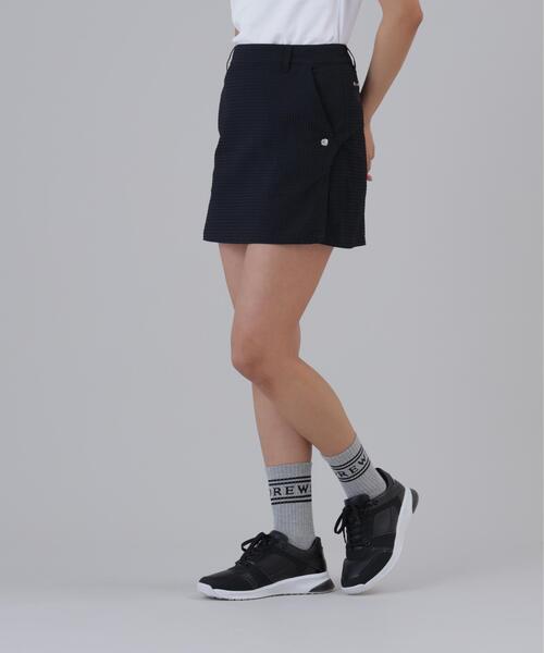 St ANDREWS(セントアンドリュース)の「【St ANDREWS】【ストレッチ】格子ジャガードスカート (WOMENS)(スカート・レディース・ブラック/ホワイト・M/S)」の4枚目の写真