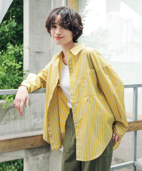 URBAN RESEARCH DOORS(アーバンリサーチドアーズ)の「『速乾/イージーケア/UVカット』『UR TECH』Aircareリングドットシャツ(シャツ/ブラウス・レディース・ブルー系その他/イエロー系その他/ベージュ系その他・FREE)」の15枚目の写真
