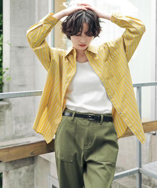 URBAN RESEARCH DOORS(アーバンリサーチドアーズ)の「『速乾/イージーケア/UVカット』『UR TECH』Aircareリングドットシャツ(シャツ/ブラウス・レディース・ブルー系その他/イエロー系その他/ベージュ系その他・FREE)」の16枚目の写真