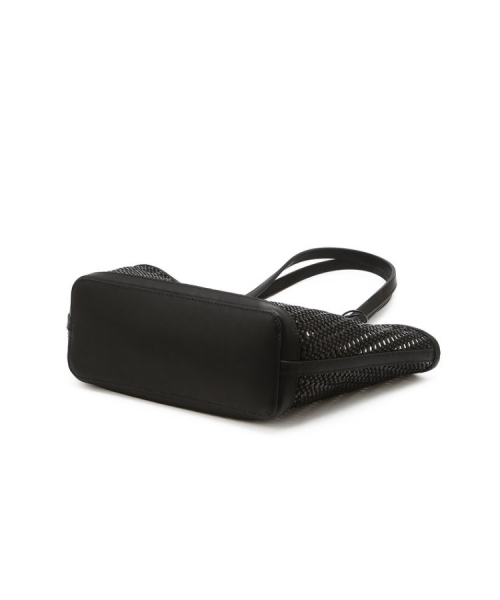 athe（アテ）の「[PANIER] ブラックパニエメッシュショルダーバッグ M AABA6E843BK（ショルダーバッグ・レディース・ブラック・FREE）」の5枚目の写真
