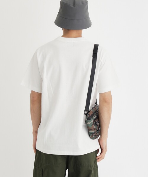 CAMP7(キャンプセブン)の「《選べるS-XL展開/透けにくい/綿100%》CAMP7 ヘヴィーウェイトTシャツ(Tシャツ/カットソー・メンズ・ホワイト/スミクロ/ネイビー/ホワイト系・03/04/06/05)」の7枚目の写真