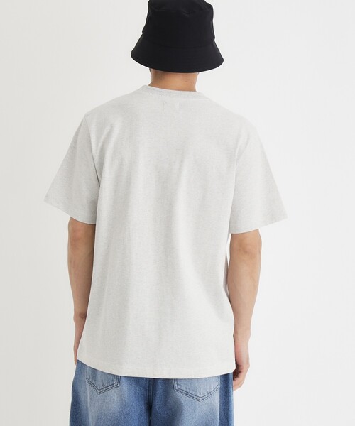 CAMP7(キャンプセブン)の「《選べるS-XL展開/透けにくい/綿100%》CAMP7 ヘヴィーウェイトTシャツ(Tシャツ/カットソー・メンズ・ホワイト/スミクロ/ネイビー/ホワイト系・03/04/06/05)」の12枚目の写真