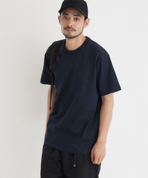 CAMP7(キャンプセブン)の「《選べるS-XL展開/透けにくい/綿100%》CAMP7 ヘヴィーウェイトTシャツ(Tシャツ/カットソー・メンズ・ホワイト/スミクロ/ネイビー/ホワイト系・03/04/06/05)」の21枚目の写真