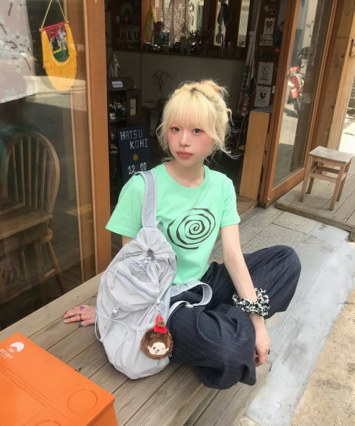 KICKKI(キックキ)の「スパイラルロゴTシャツミント(Tシャツ/カットソー・レディース・その他・SMALL/LARGE)」の6枚目の写真