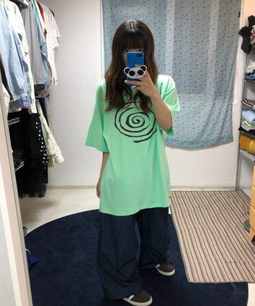 KICKKI(キックキ)の「スパイラルロゴTシャツミント(Tシャツ/カットソー・レディース・その他・SMALL/LARGE)」の7枚目の写真