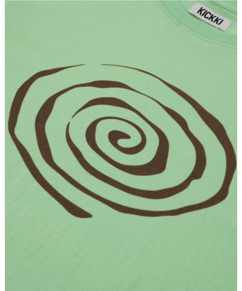 KICKKI(キックキ)の「スパイラルロゴTシャツミント(Tシャツ/カットソー・レディース・その他・SMALL/LARGE)」の12枚目の写真
