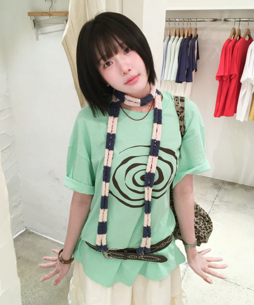 KICKKI(キックキ)の「スパイラルロゴTシャツミント(Tシャツ/カットソー・レディース・その他・SMALL/LARGE)」の13枚目の写真