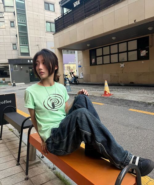 KICKKI(キックキ)の「スパイラルロゴTシャツミント(Tシャツ/カットソー・レディース・その他・SMALL/LARGE)」の16枚目の写真