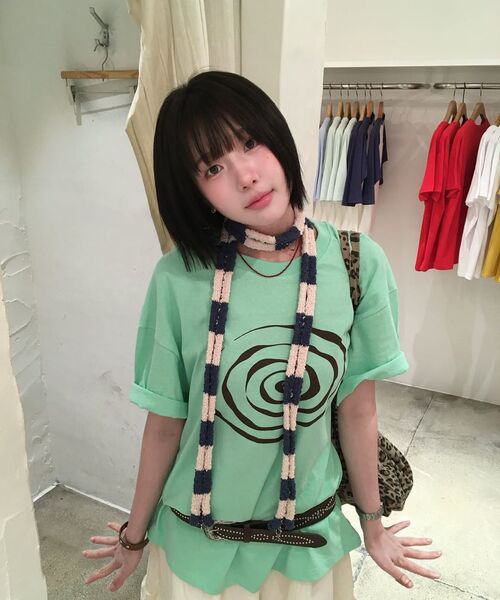 KICKKI(キックキ)の「スパイラルロゴTシャツミント(Tシャツ/カットソー・レディース・その他・SMALL/LARGE)」の19枚目の写真