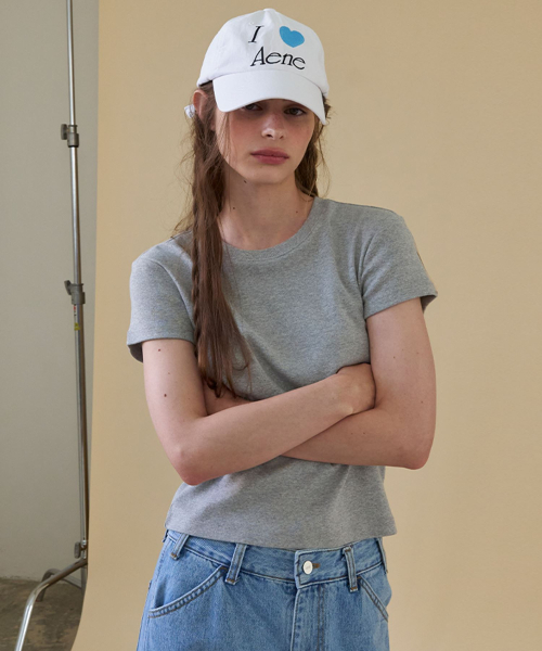 AENE(エイネ)の「エイTシャツ(ホワイト)(Tシャツ/カットソー・レディース・ブルー/ホワイト/ライトイエロー/チャコール/ブラック/ライトグレー/ネイビー・MEDIUM/SMALL)」の10枚目の写真
