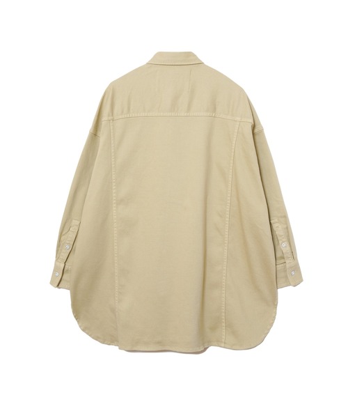 DRIP STUDIO(ドリップスタジオ)の「Almond-Super big シャツ(シャツ/ブラウス・レディース・ベージュ/ホワイト系・00)」の10枚目の写真