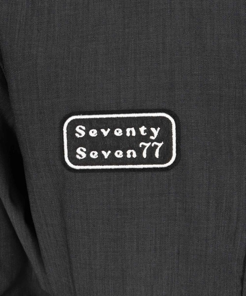 seventy seven(セブンティセブン)の「ms6597- denim style band collar L-S shirt (funny arch) バンドカラー長袖シャツ(7726W310)(シャツ/ブラウス・メンズ・ブラック/インディゴブルー・S/M/L/XL)」の21枚目の写真