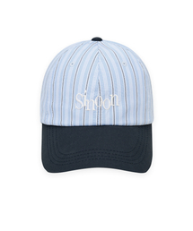 SINOON（シヌーン）の「Stripe Cap (Blue)（キャップ）」