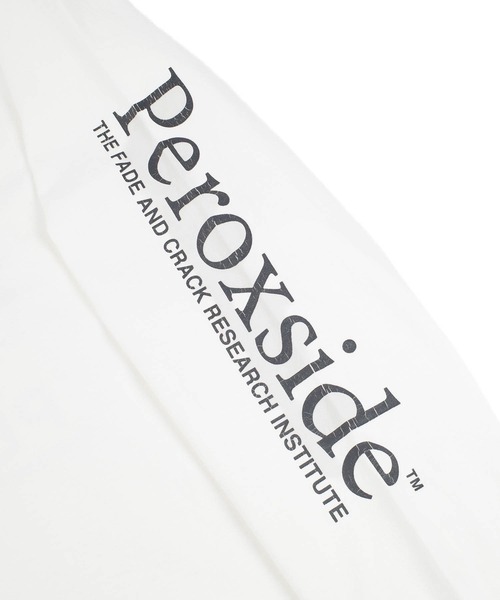 Peroxside(ペルオキシド)の「【Peroxside/ペルオキシド】PEROXSIDE LOGO LONG SLEEVE TEE(Tシャツ/カットソー・メンズ・ホワイト/ブラック・3/2/1)」の9枚目の写真