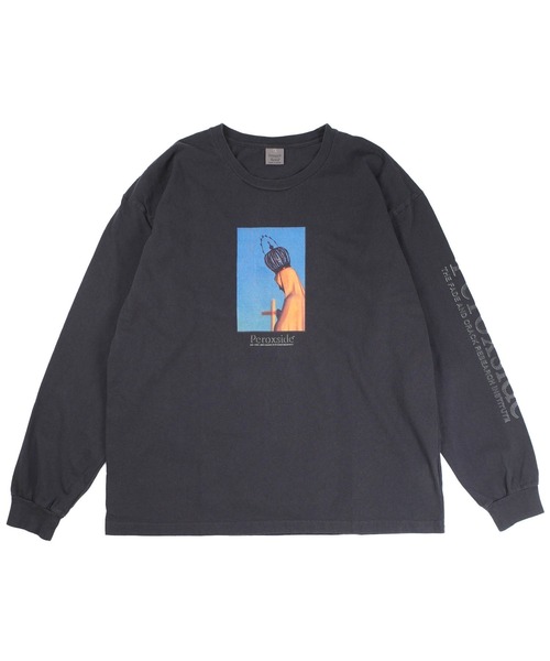Peroxside(ペルオキシド)の「【Peroxside/ペルオキシド】PEROXSIDE LOGO LONG SLEEVE TEE(Tシャツ/カットソー・メンズ・ホワイト/ブラック・3/2/1)」の12枚目の写真