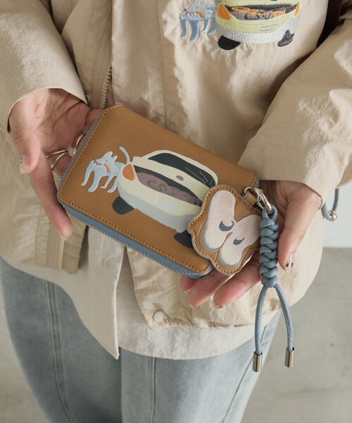 ear PAPILLONNER｜イアパピヨネ（レディース）の財布（前面プリント