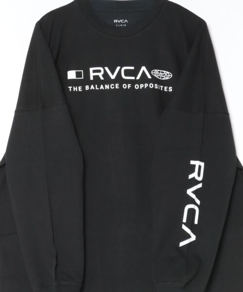 RVCA(ルーカ)の「RVCA/ルーカ 長袖Tシャツ ロンT BG042050(Tシャツ/カットソー・メンズ・ブラック/スミクロ・S/L/M)」の4枚目の写真