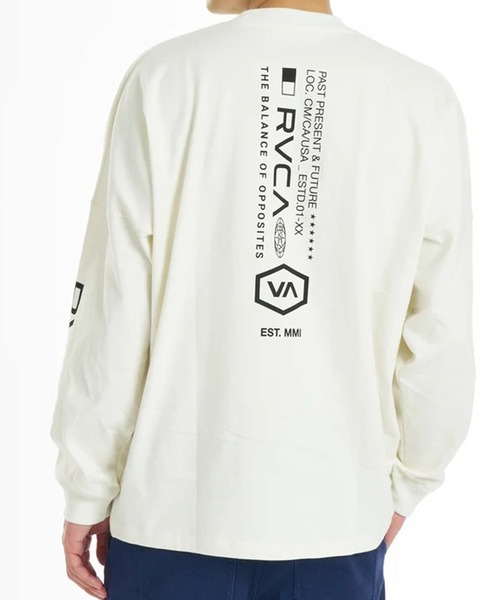 RVCA(ルーカ)の「RVCA/ルーカ 長袖Tシャツ ロンT BG042050(Tシャツ/カットソー・メンズ・ブラック/スミクロ・S/L/M)」の13枚目の写真
