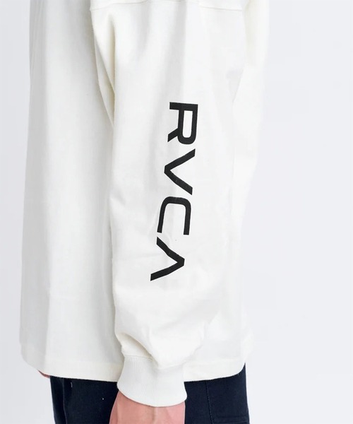 RVCA(ルーカ)の「RVCA/ルーカ 長袖Tシャツ ロンT BG042050(Tシャツ/カットソー・メンズ・ブラック/スミクロ・S/L/M)」の6枚目の写真