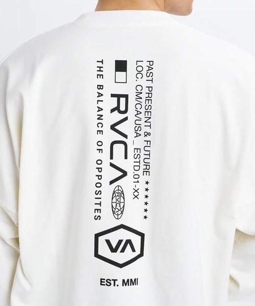 RVCA(ルーカ)の「RVCA/ルーカ 長袖Tシャツ ロンT BG042050(Tシャツ/カットソー・メンズ・ブラック/スミクロ・S/L/M)」の7枚目の写真