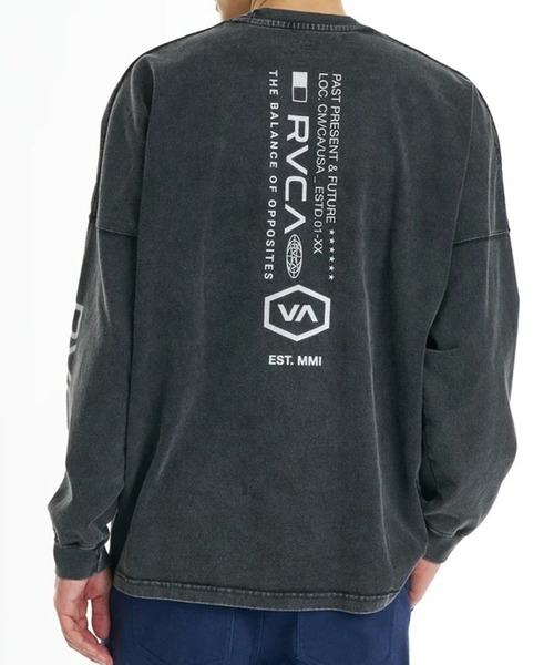 RVCA(ルーカ)の「RVCA/ルーカ 長袖Tシャツ ロンT BG042050(Tシャツ/カットソー・メンズ・ブラック/スミクロ・S/L/M)」の11枚目の写真