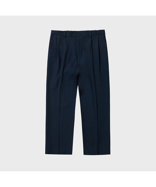 TY(ティワイ)の「TY ツーピンタックバンディングスラックス、2カラー(スラックス・メンズ・ブラック/ダークネイビー・MEDIUM/LARGE/X-LARGE)」の1枚目の写真