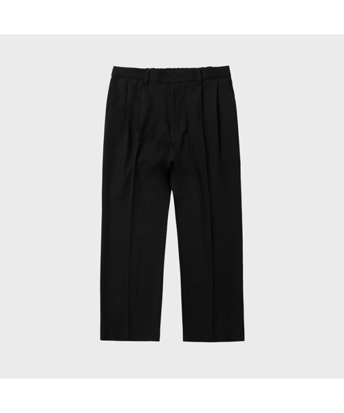 TY(ティワイ)の「TY ツーピンタックバンディングスラックス、2カラー(スラックス・メンズ・ブラック/ダークネイビー・MEDIUM/LARGE/X-LARGE)」の2枚目の写真