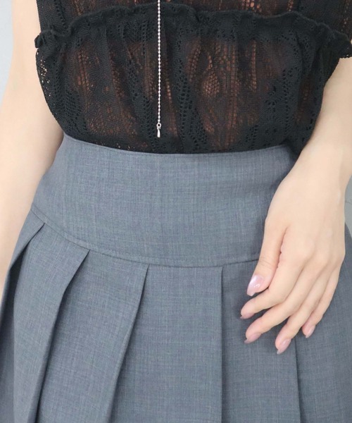 CECIL McBEE(セシルマクビー)の「【CECIL McBEE】プリーツミニスカート(スカート・レディース・チャコールグレー・LARGE/MEDIUM)」の7枚目の写真