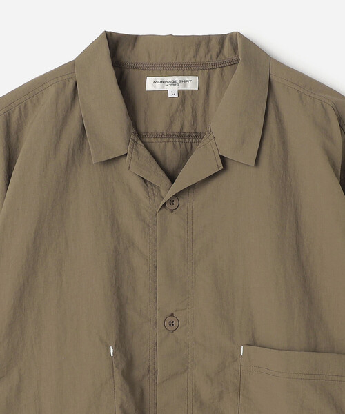 Bshop（ビショップ）の「MORIKAGE SHIRT KYOTO |〈別注〉オープンカラーシャツ MEN（シャツ/ブラウス・メンズ・ネイビー/グレー/レッド系その他/ブラウン系その他・L/M）」の11枚目の写真