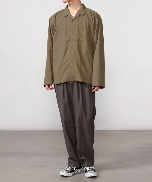 Bshop（ビショップ）の「MORIKAGE SHIRT KYOTO |〈別注〉オープンカラーシャツ MEN（シャツ/ブラウス・メンズ・ネイビー/グレー/レッド系その他/ブラウン系その他・L/M）」の20枚目の写真