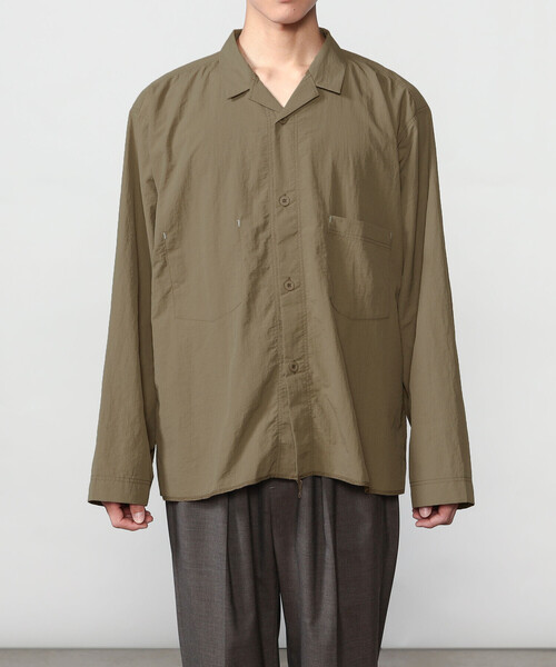 Bshop（ビショップ）の「MORIKAGE SHIRT KYOTO |〈別注〉オープンカラーシャツ MEN（シャツ/ブラウス・メンズ・ネイビー/グレー/レッド系その他/ブラウン系その他・L/M）」の3枚目の写真