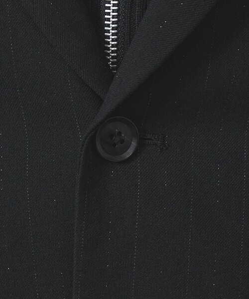 5351 POUR LES HOMMES（ゴーサンゴーイチプールオム）の「【セットアップ対応】ルレックス ストライプ ノッチドラペル ジャケット（セットアップ・メンズ・ブラック/グレー・44/46/48/50）」の11枚目の写真