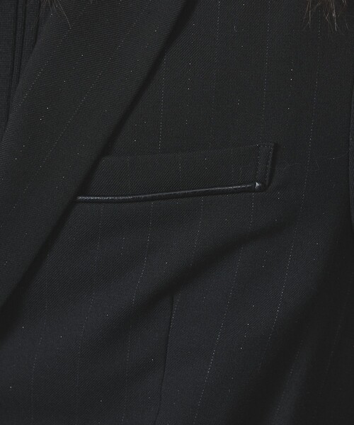 5351 POUR LES HOMMES（ゴーサンゴーイチプールオム）の「【セットアップ対応】ルレックス ストライプ ノッチドラペル ジャケット（セットアップ・メンズ・ブラック/グレー・44/46/48/50）」の12枚目の写真