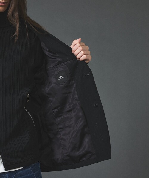 5351 POUR LES HOMMES（ゴーサンゴーイチプールオム）の「【セットアップ対応】ルレックス ストライプ ノッチドラペル ジャケット（セットアップ・メンズ・ブラック/グレー・44/46/48/50）」の13枚目の写真