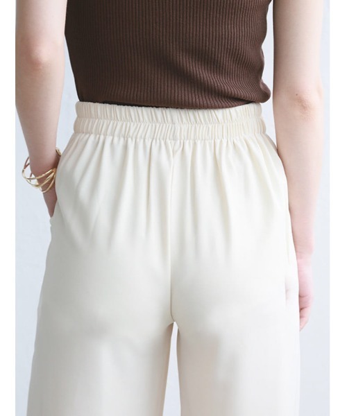 fifth（フィフス）の「ハイウエストボタンデザインタックパンツ（その他パンツ・レディース・ベージュ/ブラック/アイボリー・M）」の16枚目の写真