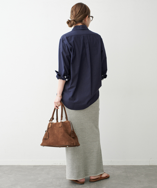 Deuxieme Classe(ドゥーズィエムクラス)の「*OXFORD ボタンダウン シャツ(シャツ/ブラウス・レディース・ネイビー/エメラルドブルー・FREE)」の10枚目の写真