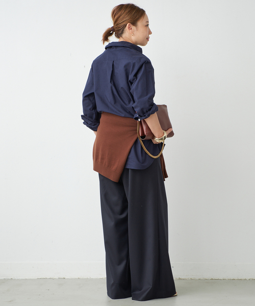 Deuxieme Classe(ドゥーズィエムクラス)の「*OXFORD ボタンダウン シャツ(シャツ/ブラウス・レディース・ネイビー/エメラルドブルー・FREE)」の16枚目の写真