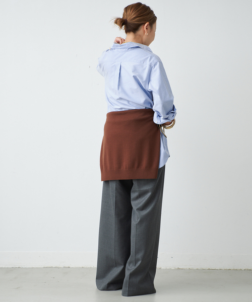 Deuxieme Classe(ドゥーズィエムクラス)の「*OXFORD ボタンダウン シャツ(シャツ/ブラウス・レディース・ネイビー/エメラルドブルー・FREE)」の22枚目の写真