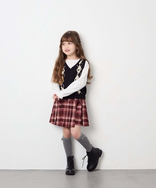 a.v.v（アーヴェヴェ）の「[KIDS]レースアップブーツ（ブーツ・キッズ・ブラック・23/24/20/22/21）」の7枚目の写真