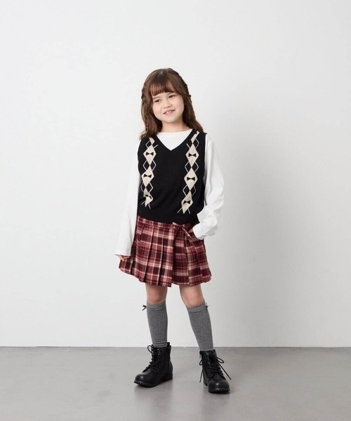 a.v.v（アーヴェヴェ）の「[KIDS]レースアップブーツ（ブーツ・キッズ・ブラック・23/24/20/22/21）」の6枚目の写真