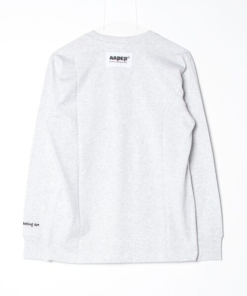 AAPE BY A BATHING APE(エーエイプバイアベイシングエイプ)の「AAPER LONG SLEEVE TEE(Tシャツ/カットソー・メンズ・オフホワイト・MEDIUM/SMALL/XX-LARGE/X-LARGE/LARGE)」の6枚目の写真