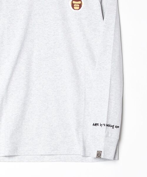 AAPE BY A BATHING APE(エーエイプバイアベイシングエイプ)の「AAPER LONG SLEEVE TEE(Tシャツ/カットソー・メンズ・オフホワイト・MEDIUM/SMALL/XX-LARGE/X-LARGE/LARGE)」の7枚目の写真