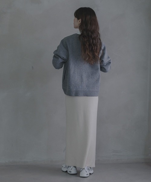 URBAN RESEARCH Sonny Label(アーバンリサーチサニーレーベル)の「ダブルフェイスバイカラーカーディガン(カーディガン/ボレロ・レディース・ブラウン/ネイビー/グレー・FREE)」の5枚目の写真