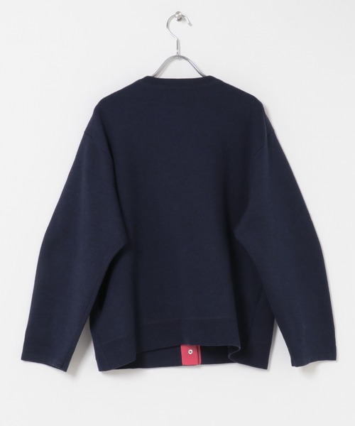 URBAN RESEARCH Sonny Label(アーバンリサーチサニーレーベル)の「ダブルフェイスバイカラーカーディガン(カーディガン/ボレロ・レディース・ブラウン/ネイビー/グレー・FREE)」の22枚目の写真