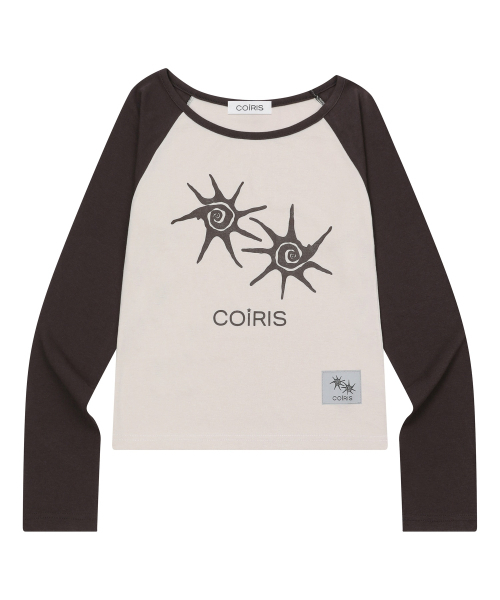 COIRIS(コイリス)の「メロウナグラン配色ワンショルダー長袖(Tシャツ/カットソー・レディース・ホワイト・FREE)」の1枚目の写真