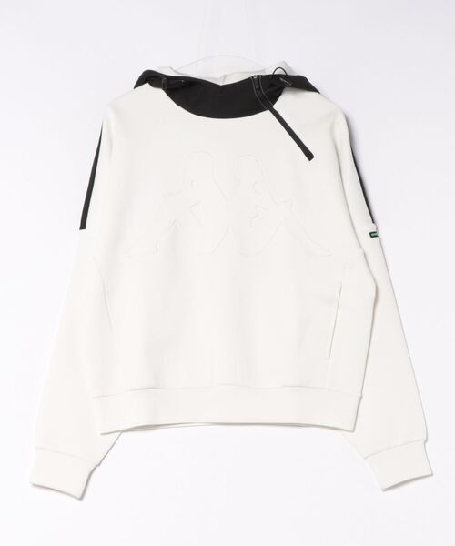 Kappa(カッパ)の「パーカー(パーカー・レディース・ブラック/ホワイト・SMALL/MEDIUM/LARGE/X-LARGE)」の2枚目の写真
